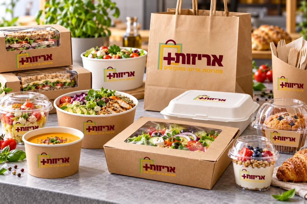 אריזות למזון וטייק אוויי – איך משלבים נוחות מראה ושמירה על המוצר